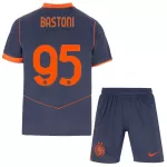 Günstige Inter Mailand Bastoni 95 Kindertrikot Ausweich 2025/26 Kurzarm
