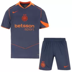 Günstige Inter Mailand Kindertrikot Ausweich 2025/26 Kurzarm Günstige Inter Mailand Kindertrikot Ausweich 2025/26 Kurzarm