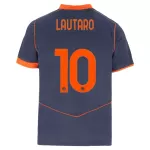 Günstige Inter Mailand Lautaro Martinez 10 Herrentrikot Ausweich 2025/26 Kurzarm