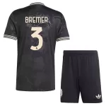 Günstige Juventus Turin Bremer 3 Kindertrikot Ausweich 2025/26 Kurzarm