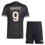 Günstige Juventus Turin Vlahovic 9 Kindertrikot Ausweich 2025/26 Kurzarm