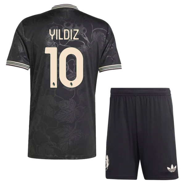 Günstige Juventus Turin Yildiz 10 Kindertrikot Ausweich 2025/26 Kurzarm