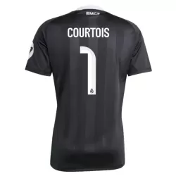 Günstige Real Madrid Courtois 1 Torwart Herrentrikot 2025/26 Kurzarm Schwarze Günstige Real Madrid Courtois 1 Torwart Herrentrikot 2025/26 Kurzarm Schwarze
