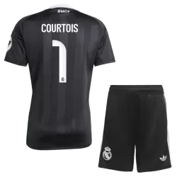 Günstige Real Madrid Courtois 1 Torwart Kindertrikot 2025/26 Kurzarm Schwarze Günstige Real Madrid Courtois 1 Torwart Kindertrikot 2025/26 Kurzarm Schwarze