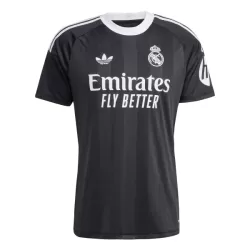 Günstige Real Madrid Courtois 1 Torwart Kindertrikot 2025/26 Kurzarm Schwarze