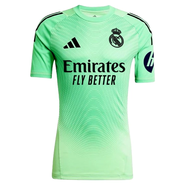 Günstige Real Madrid Torwart Herrentrikot 2025/26 Kurzarm Grüne