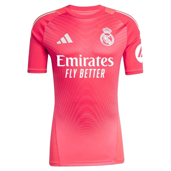 Günstige Real Madrid Torwart Herrentrikot 2025/26 Kurzarm Rote