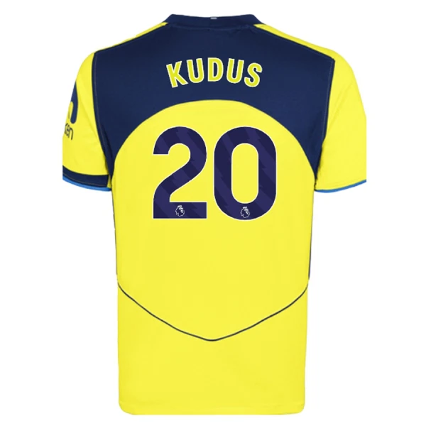 Günstige Tottenham Hotspur Kudus 20 Herrentrikot Ausweich 2025/26 Kurzarm