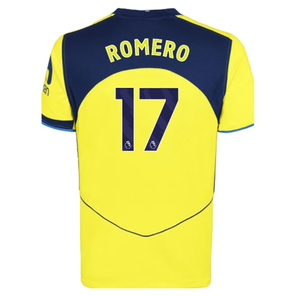 Günstige Tottenham Hotspur Romero 17 Kindertrikot Ausweich 2025/26 Kurzarm