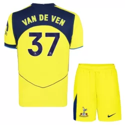 Günstige Tottenham Hotspur Van De Ven 37 Kindertrikot Ausweich 2025/26 Kurzarm