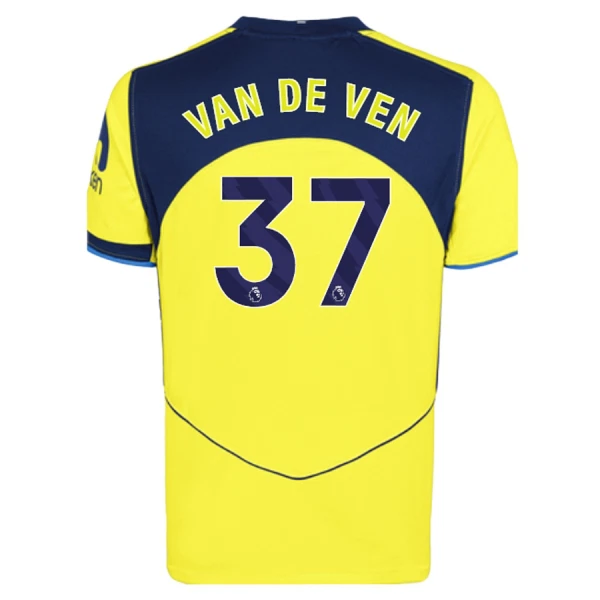 Günstige Tottenham Hotspur Van De Ven 37 Kindertrikot Ausweich 2025/26 Kurzarm