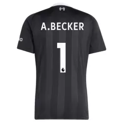 Günstige Liverpool A. Becker 1 Torwart Herrentrikot 2025/26 Kurzarm Schwarze Günstige Liverpool A. Becker 1 Torwart Herrentrikot 2025/26 Kurzarm Schwarze