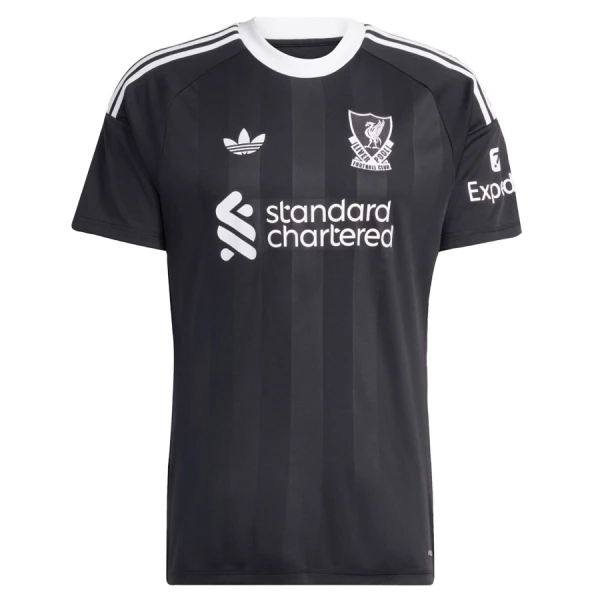 Günstige Liverpool A. Becker 1 Torwart Herrentrikot 2025/26 Kurzarm Schwarze