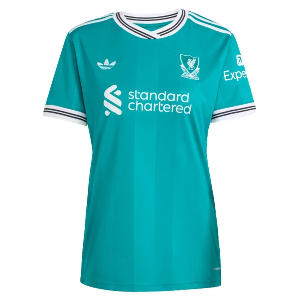 Günstige Liverpool Damentrikot Ausweich 2025/26 Kurzarm