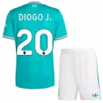 Günstige Liverpool Diogo J 20 Kindertrikot Ausweich 2025/26 Kurzarm