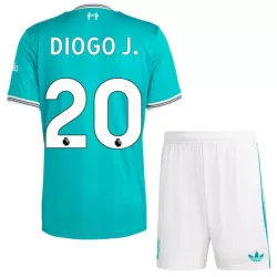 Günstige Liverpool Diogo J 20 Kindertrikot Ausweich 2025/26 Kurzarm Günstige Liverpool Diogo J 20 Kindertrikot Ausweich 2025/26 Kurzarm