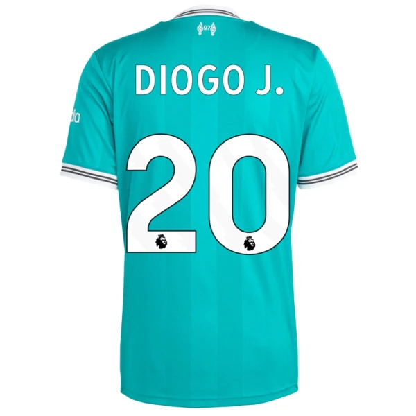 Günstige Liverpool Diogo J 20 Kindertrikot Ausweich 2025/26 Kurzarm
