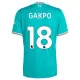 Günstige Liverpool Gakpo 18 Kindertrikot Ausweich 2025/26 Kurzarm