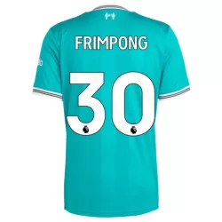 Günstige Liverpool Jeremie Frimpong 30 Herrentrikot Ausweich 2025/26 Kurzarm Günstige Liverpool Jeremie Frimpong 30 Herrentrikot Ausweich 2025/26 Kurzarm