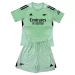 Günstige Arsenal Torwart Kindertrikot 2025/26 Kurzarm Grüne