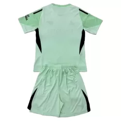 Günstige Arsenal Torwart Kindertrikot 2025/26 Kurzarm Grüne
