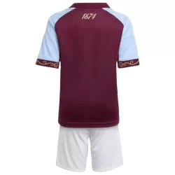 Günstige Aston Villa Kindertrikot Heim 2025/26 Kurzarm