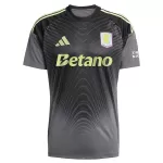 Günstige Aston Villa Torwart Herrentrikot 2025/26 Kurzarm Schwarze