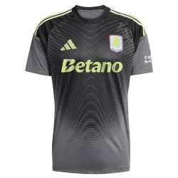 Günstige Aston Villa Torwart Herrentrikot 2025/26 Kurzarm Schwarze Günstige Aston Villa Torwart Herrentrikot 2025/26 Kurzarm Schwarze