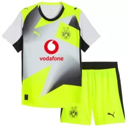 Günstige Borussia Dortmund Kindertrikot Auswärts 2025/26 Kurzarm Günstige Borussia Dortmund Kindertrikot Auswärts 2025/26 Kurzarm