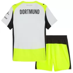 Günstige Borussia Dortmund Kindertrikot Auswärts 2025/26 Kurzarm