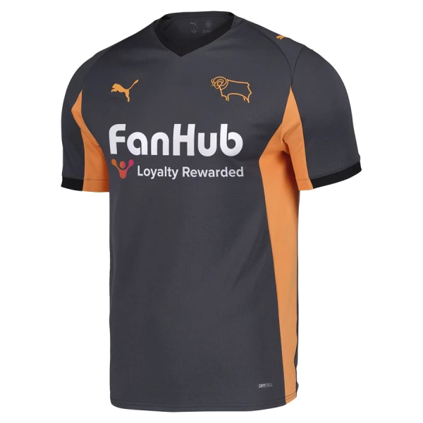 Günstige Derby County Herrentrikot Auswärts 2025/26 Kurzarm