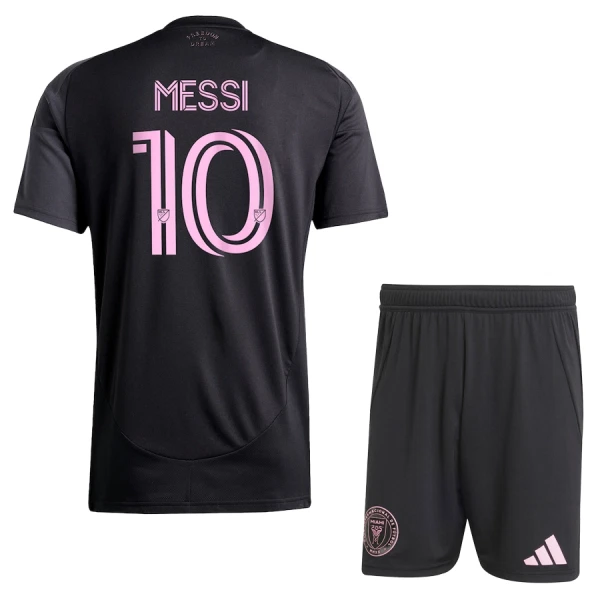 Günstige Inter Miami CF Messi 10 Kindertrikot Auswärts 2025/26 Kurzarm Günstige Inter Miami CF Messi 10 Kindertrikot Auswärts 2025/26 Kurzarm