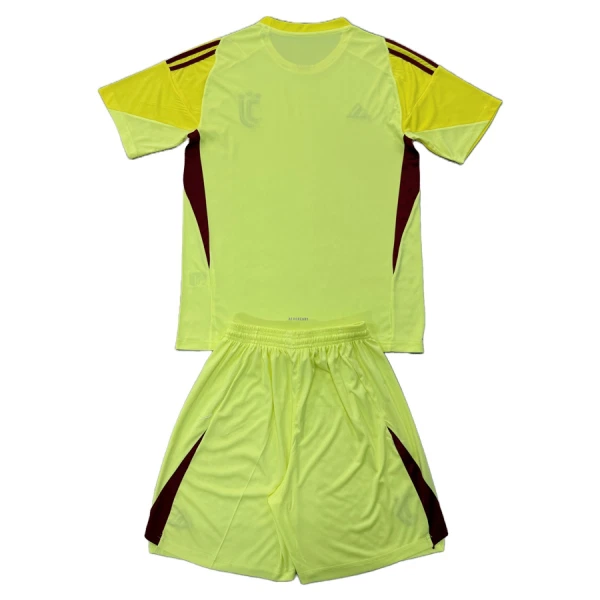 Günstige Juventus Turin Torwart Kindertrikot 2025/26 Kurzarm Gelbe