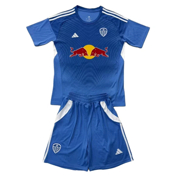 Günstige Leeds United Torwart Kindertrikot 2025/26 Kurzarm Blaue