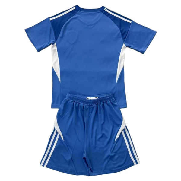 Günstige Leeds United Torwart Kindertrikot 2025/26 Kurzarm Blaue