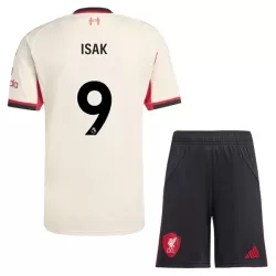 Günstige Liverpool ISAK 9 Kindertrikot Auswärts 2025/26 Kurzarm Günstige Liverpool ISAK 9 Kindertrikot Auswärts 2025/26 Kurzarm