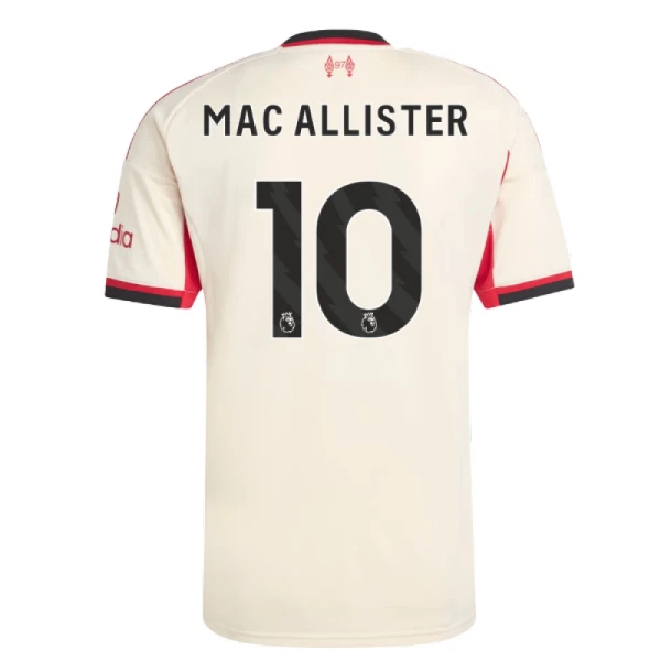 Günstige Liverpool Mac Allister 10 Herrentrikot Auswärts 2025/26 Kurzarm