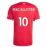 Günstige Liverpool Mac Allister 10 Herrentrikot Heim 2025/26 Kurzarm