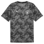 Günstige Manchester City Pre-Match Herrentrikot 2025/26 Kurzarm Schwarze