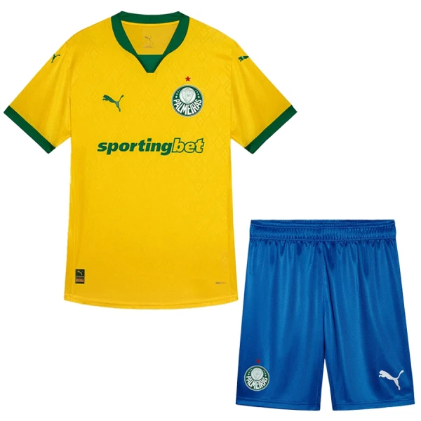 Günstige Palmeiras Kindertrikot Ausweich 2025/26 Kurzarm