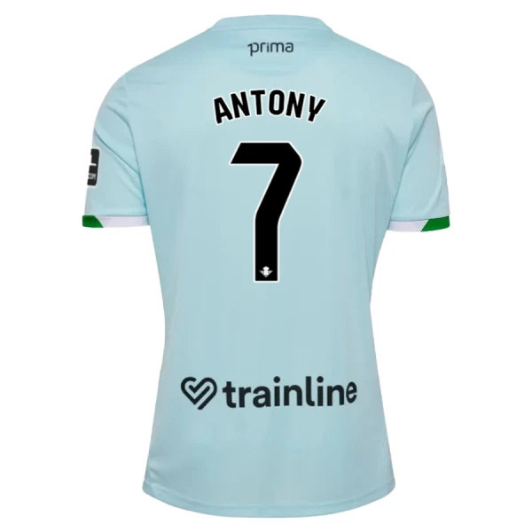 Günstige Real Betis Antony 7 Kindertrikot Auswärts 2025/26 Kurzarm