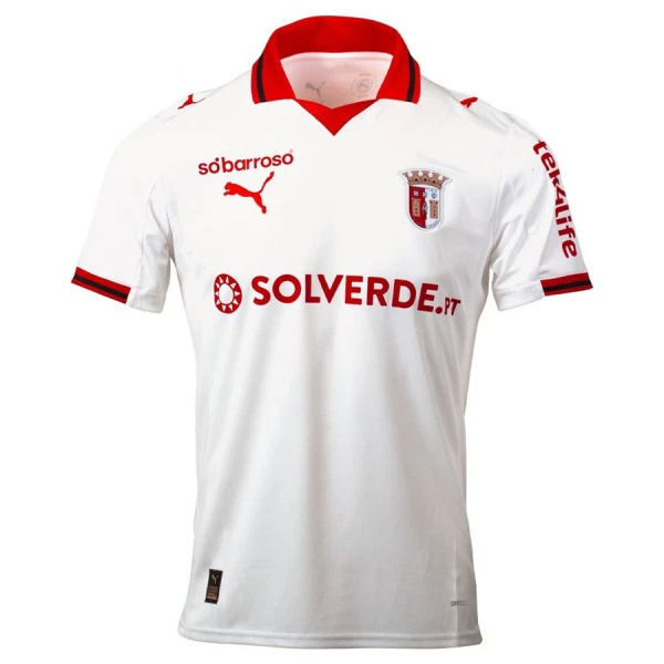 Günstige SC Braga Herrentrikot Auswärts 2025/26 Kurzarm