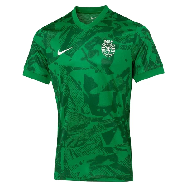 Günstige Sporting Lissabon Pre-Match Herrentrikot 2025/26 Kurzarm Günstige Sporting Lissabon Pre-Match Herrentrikot 2025/26 Kurzarm