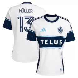 Günstige Vancouver Whitecaps FC Muller 13 Herrentrikot Heim 2025/26 Kurzarm Günstige Vancouver Whitecaps FC Muller 13 Herrentrikot Heim 2025/26 Kurzarm