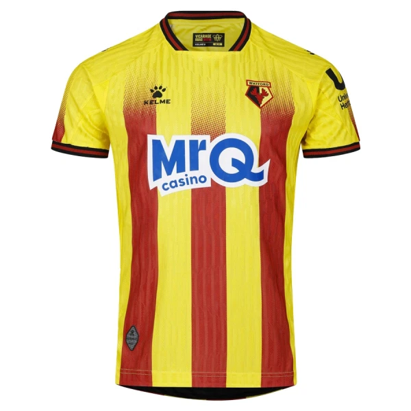Günstige Watford Herrentrikot Heim 2025/26 Kurzarm