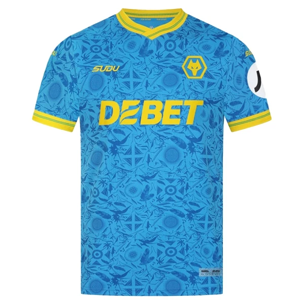 Günstige Wolverhampton Herrentrikot Ausweich 2025/26 Kurzarm