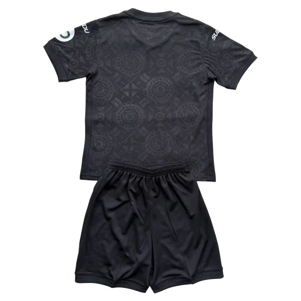 Günstige Wolverhampton Torwart Kindertrikot 2025/26 Kurzarm Schwarze