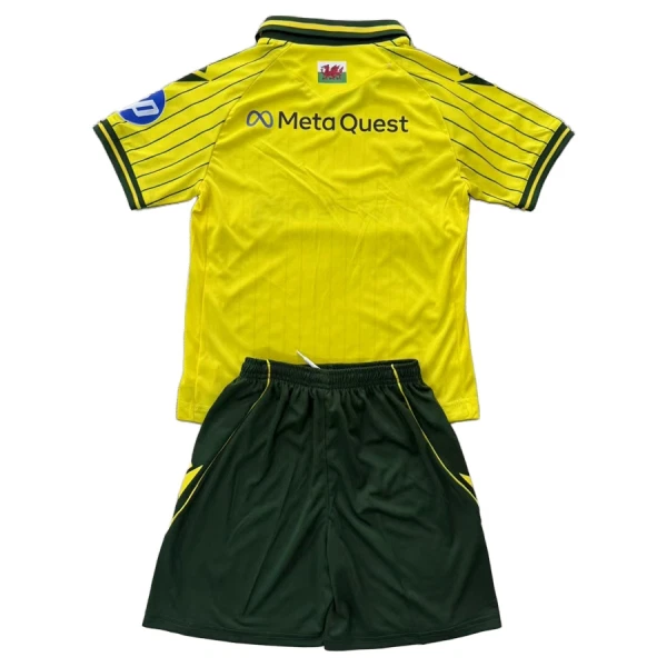 Günstige Wrexham Kindertrikot Auswärts 2025/26 Kurzarm
