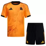 Günstige AS Rom Kindertrikot Auswärts 2025/26 Kurzarm