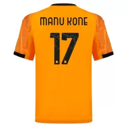 Günstige AS Rom Manu Kone 17 Herrentrikot Auswärts 2025/26 Kurzarm Günstige AS Rom Manu Kone 17 Herrentrikot Auswärts 2025/26 Kurzarm